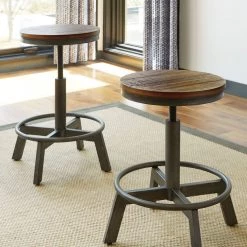 Signature Design By Ashley® Torjin - Dark Brown - 3 Pc. - Long Counter Table, 2 Stools 6 Signature Design By Ashley® Torjin - Dark Brown - 3 Pc. - Long Counter Table, 2 Stools