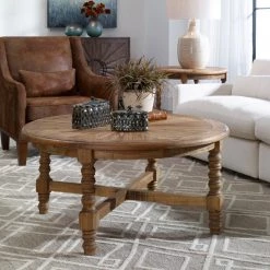 Tables Uttermost Samuelle Wooden Coffee Table