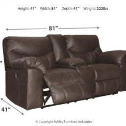 Ashley Furniture Boxberg - Double Stuffed Armrests - Power Reclining Loveseats Reclining Furniture 33 Ashley Furniture Boxberg - Double Stuffed Armrests - Power Reclining Loveseats Reclining Furniture