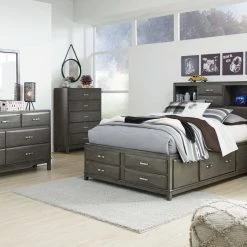 Ashley Furniture Caitbrook - Gray - Dresser, Mirror Dressers