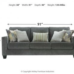Ashley Furniture Sofas Gavril - Smoke - Sofa