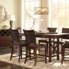 Signature Design By Ashley® Dining Room Sets Collenburg - Dark Ultimate Best In Class Rectangular Dining Room Counter Extension Table, 6 Upholstered Barstools 1 Signature Design By Ashley® Dining Room Sets Collenburg - Dark Ultimate Best In Class Rectangular Dining Room Counter Extension Table, 6 Upholstered Barstools
