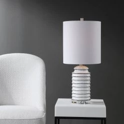 Accessories Uttermost Rayas White Table Lamp