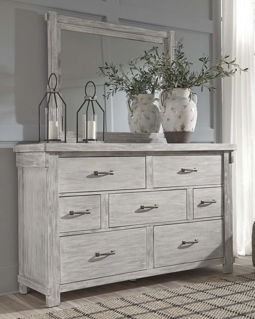 Signature Design By Ashley® Brashland - Best In Class - Dresser, Mirror, Panel Bed With Bench Footboard Bedroom Sets 9 Signature Design By Ashley® Brashland - Best In Class - Dresser, Mirror, Panel Bed With Bench Footboard Bedroom Sets