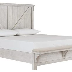 Signature Design By Ashley® Beds Brashland - Best In Class - California Panel Bed With Bench Footboard
