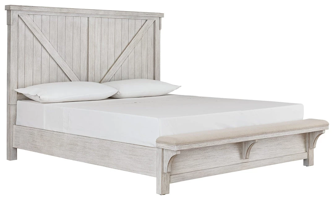 Signature Design By Ashley® Beds Brashland - Best In Class - California Panel Bed With Bench Footboard 4 Signature Design By Ashley® Beds Brashland - Best In Class - California Panel Bed With Bench Footboard