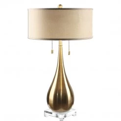 Uttermost Lagrima Brushed Brass Lamp Accessories