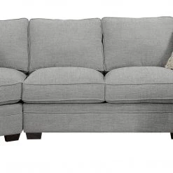 Emerald Home Sectionals Analiese Sectional, Linen Gray