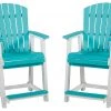 Ashley Furniture Eisely - Turquoise / White - Barstool (2/cn)