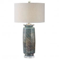 Accessories Uttermost Olesya Swirl Glass Table Lamp