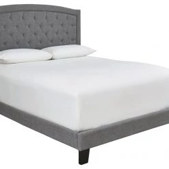 Ashley Furniture Adelloni - Square Tufted - Upholstered Panel Bed Beds