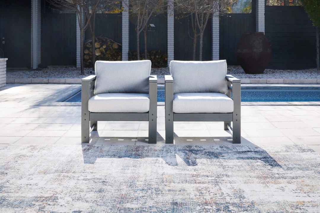 Signature Design By Ashley® Outdoor Sets Amora - Charcoal Gray - 6 Pc. - Lounge Set 8 Signature Design By Ashley® Outdoor Sets Amora - Charcoal Gray - 6 Pc. - Lounge Set