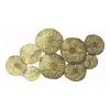 Moe's Home Collection Accessories Large Circles Wall Décor Gold 1 Moe's Home Collection Accessories Large Circles Wall Décor Gold