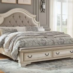 Signature Design By Ashley® Bedroom Sets Realyn - Two-tone - Dresser, Mirror, Upholstered Bed