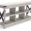 Signature Design By Ashley® Bayflynn - White/black - Large Tv Stand TV Stands