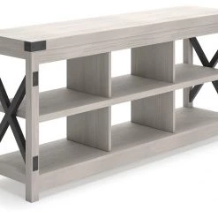 Signature Design By Ashley® Bayflynn - White/black - Large Tv Stand TV Stands