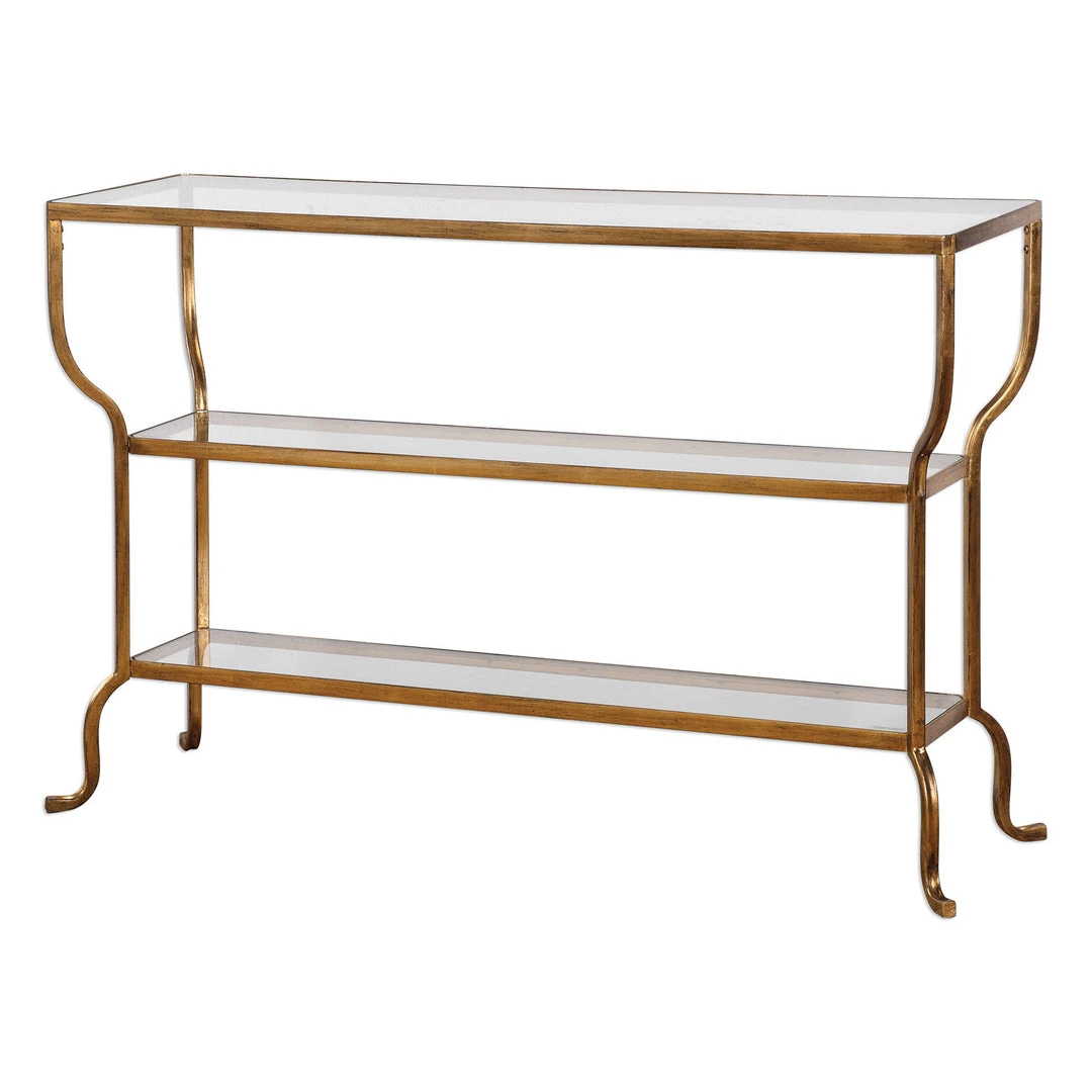 Tables Uttermost Deline Gold Console Table 6 Tables Uttermost Deline Gold Console Table