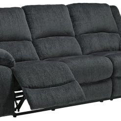 Ashley Furniture Draycoll - Slate - Reclining Power Sofa 9 Ashley Furniture Draycoll - Slate - Reclining Power Sofa
