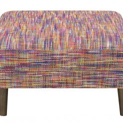 Emerald Home Jax Ottoman, Festive Multicolor Ottomans
