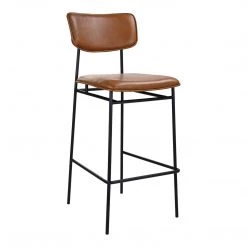 Moe's Home Collection Sailor Barstool Brown Stools