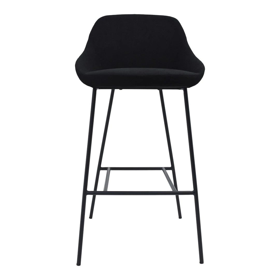 Moe's Home Collection Stools Shelby Barstool Black 3 Moe's Home Collection Stools Shelby Barstool Black