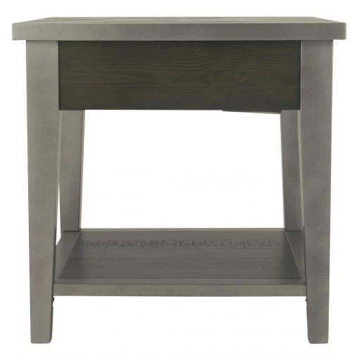 Ashley Furniture Tables Branbury - Grayish Brown - Rectangular End Table