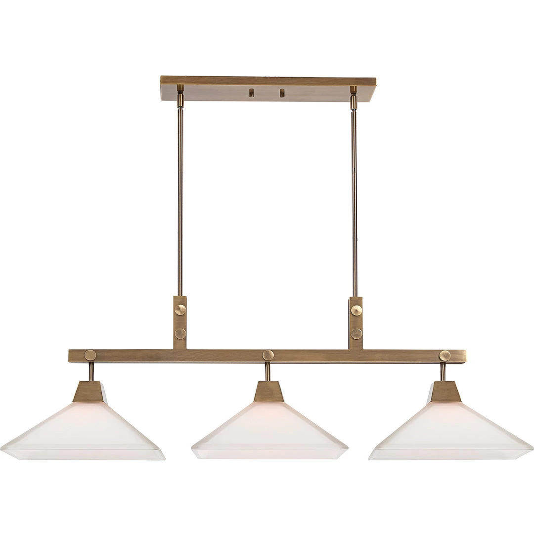 Uttermost Brookdale Industrial 3 Light Linear Chandelier 3 Uttermost Brookdale Industrial 3 Light Linear Chandelier