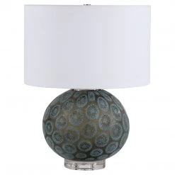 Accessories Uttermost Agate Slice Charcoal Table Lamp