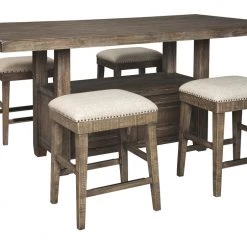 Ashley Furniture Tables Wyndahl - Rustic Brown - Rect Counter Table W/storage 23 Ashley Furniture Tables Wyndahl - Rustic Brown - Rect Counter Table W/storage