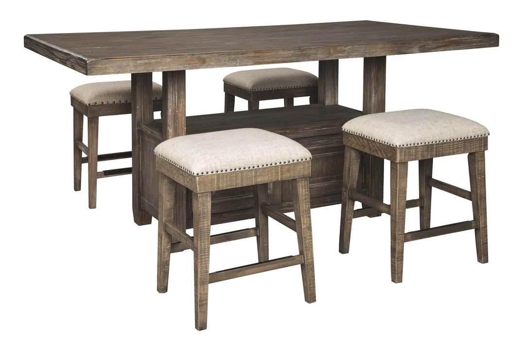 Ashley Furniture Tables Wyndahl - Rustic Brown - Rect Counter Table W/storage 9 Ashley Furniture Tables Wyndahl - Rustic Brown - Rect Counter Table W/storage