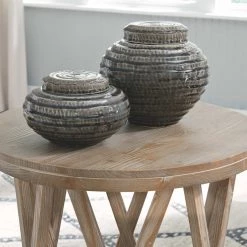 Ashley Furniture Glasslore - Light Grayish Brown - Round End Table Tables 8 Ashley Furniture Glasslore - Light Grayish Brown - Round End Table Tables