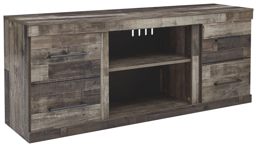 Ashley Furniture TV Stands Derekson - Multi - LG TV Stand W/Fireplace Option 3 Ashley Furniture TV Stands Derekson - Multi - LG TV Stand W/Fireplace Option