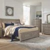 Signature Design By Ashley® Bedroom Sets Lettner - Light Gray - 7 Pc. - Dresser, Mirror, California King Sleigh, 2 Nightstands