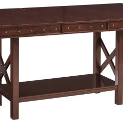 Ashley Furniture Tables Collenburg - Dark Brown - Rect Drm Counter Ext Table