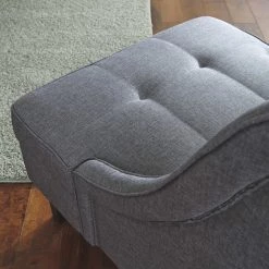 Ashley Furniture Calion - Gunmetal - Accent Chair Chairs