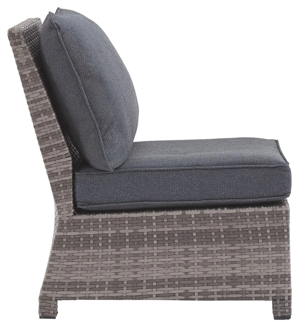 Ashley Furniture Chairs Salem - Gray - Armless Chair W/cushion (1/cn) 6 Ashley Furniture Chairs Salem - Gray - Armless Chair W/cushion (1/cn)