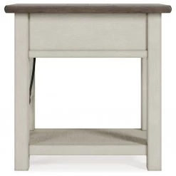 Ashley Furniture Bolanburg - White / Brown / Beige - Chair Side End Table