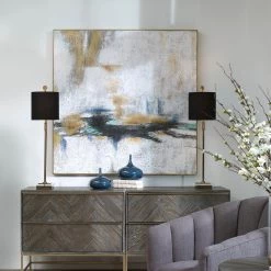 Accessories Uttermost Eclipse Abstract Hand Painted Art