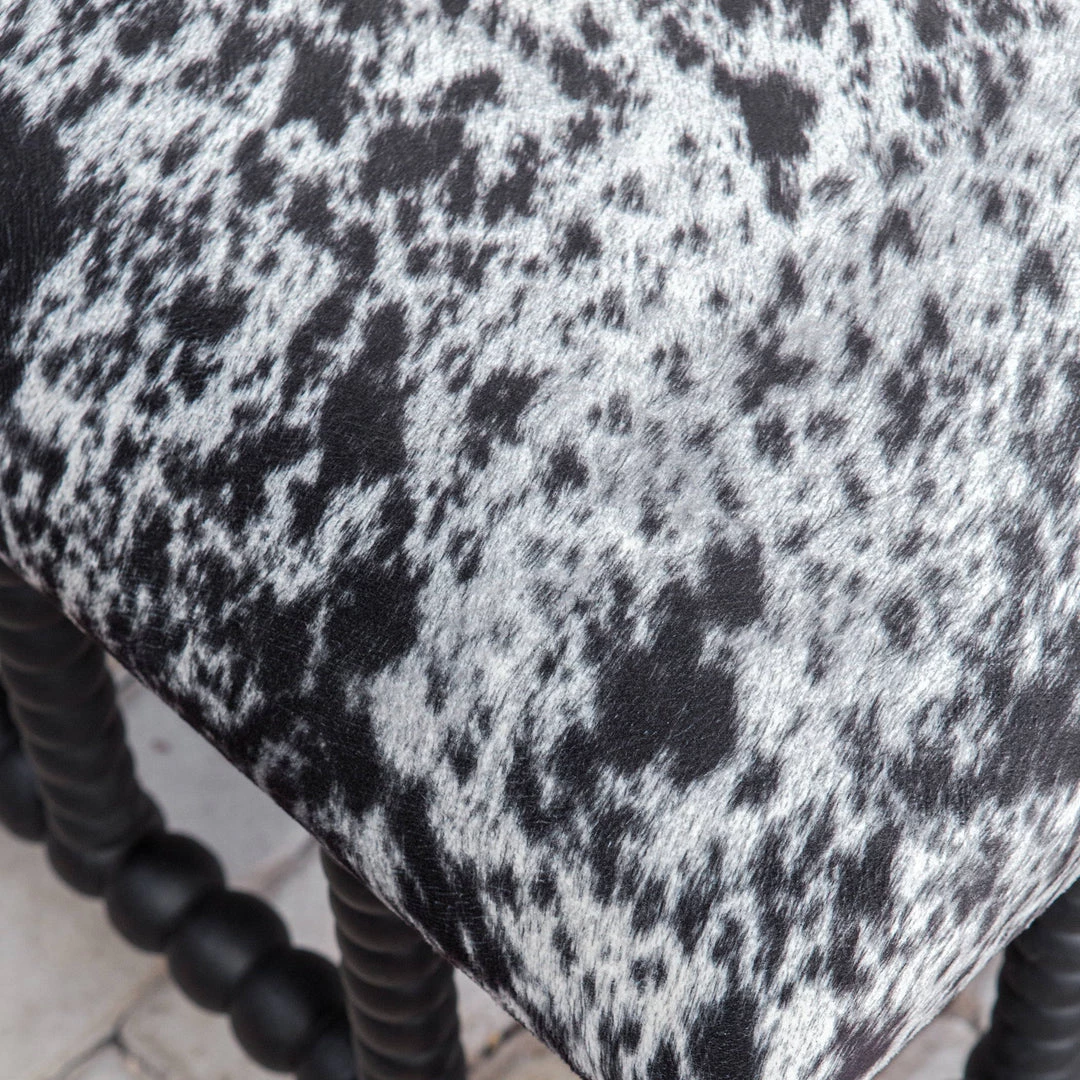 Uttermost Rancho Faux Cow Hide Small Bench Benches 4 Uttermost Rancho Faux Cow Hide Small Bench Benches