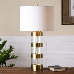 Uttermost Angora Brushed Brass Table Lamp Accessories