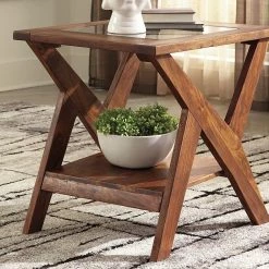 Ashley Furniture Tables Charzine - Warm Brown - Rectangular End Table 16 Ashley Furniture Tables Charzine - Warm Brown - Rectangular End Table