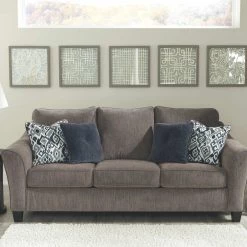 Ashley Furniture Nemoli - Slate - Queen Sofa Sleeper Sofas
