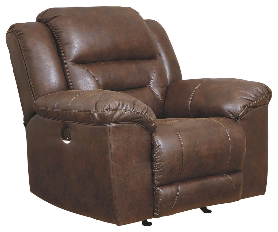 Ashley Furniture Reclining Furniture Stoneland - Channel-stitched Back - Power Recliners 3 Ashley Furniture Reclining Furniture Stoneland - Channel-stitched Back - Power Recliners