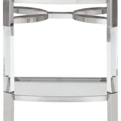Ashley Furniture Chaseton - Clear/silver Finish - Accent Table Tables
