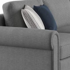 Emerald Home Sasha Sectional, Stone Gray Sectionals