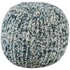 Ashley Furniture Latricia - Blue/white - Pouf