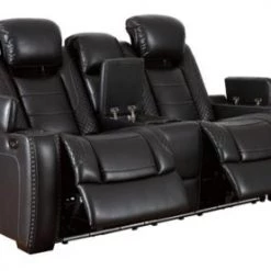 Signature Design By Ashley® Party - PWR REC Loveseat/CON/ADJ HDRST