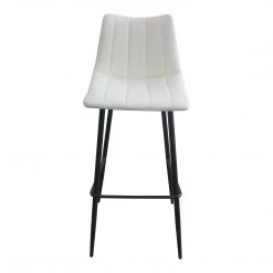Moe's Home Collection Stools Alibi Barstool Ivory-m2
