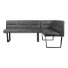 Moe's Home Collection Hanlon Corner Bench Dark Grey Benches