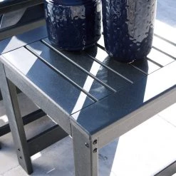 Signature Design By Ashley® Amora - Charcoal Gray - Square End Table